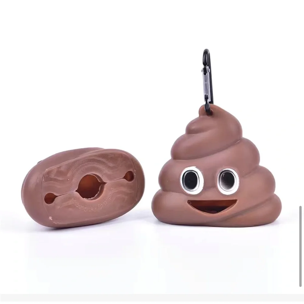 NEW Poop Emoji Waste Bag Dispenser